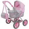 Flat River Group 509 Crew Amanda Doll Pram in Cotton Candy Pink with Polka Dots* Stuffed Animals & Plush Toys