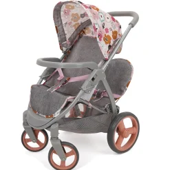 Flat River Group 509 Crew Mabelle Duo Twin Doll Stroller - Melange Flora, Ages 3+* Stuffed Animals & Plush Toys