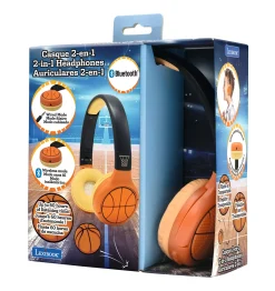 Lexibook 2 in 1 Bluetooth Foldable Basketball Design Headphones* Electronics