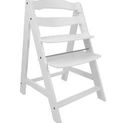 Flat River Group 509 Sky Adjustable Wooden Chair - White, Durable Beechwood, Kids Furniture* Developmental Toys
