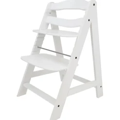 Flat River Group 509 Sky Adjustable Wooden Chair - White, Durable Beechwood, Kids Furniture* Developmental Toys
