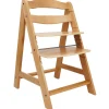 Flat River Group 509 Sky Wooden Chair - Natural Beechwood, Adjustable Kids Seat* Wood & Jumbo Blocks