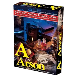 AreYouGame A is for Arson Murder Mystery Jigsaw Puzzle: 1000 Pieces* Puzzles
