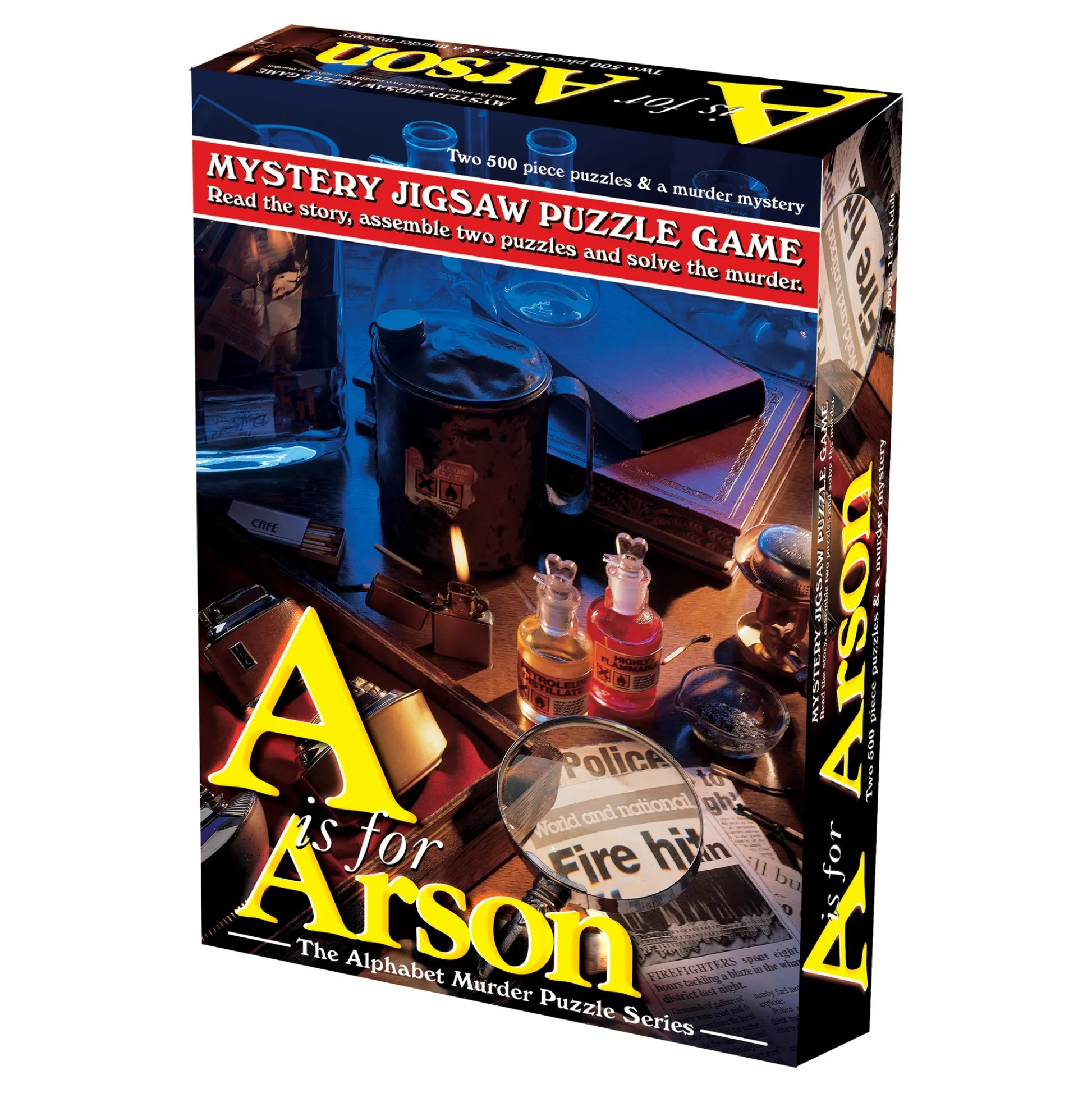 AreYouGame A is for Arson Murder Mystery Jigsaw Puzzle: 1000 Pieces* Puzzles