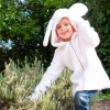 A Leading Role Premium Child Fuzzy Bunny Zip-Up Jacket - Size 7/8* Dress Up & Accessories|Dress Up