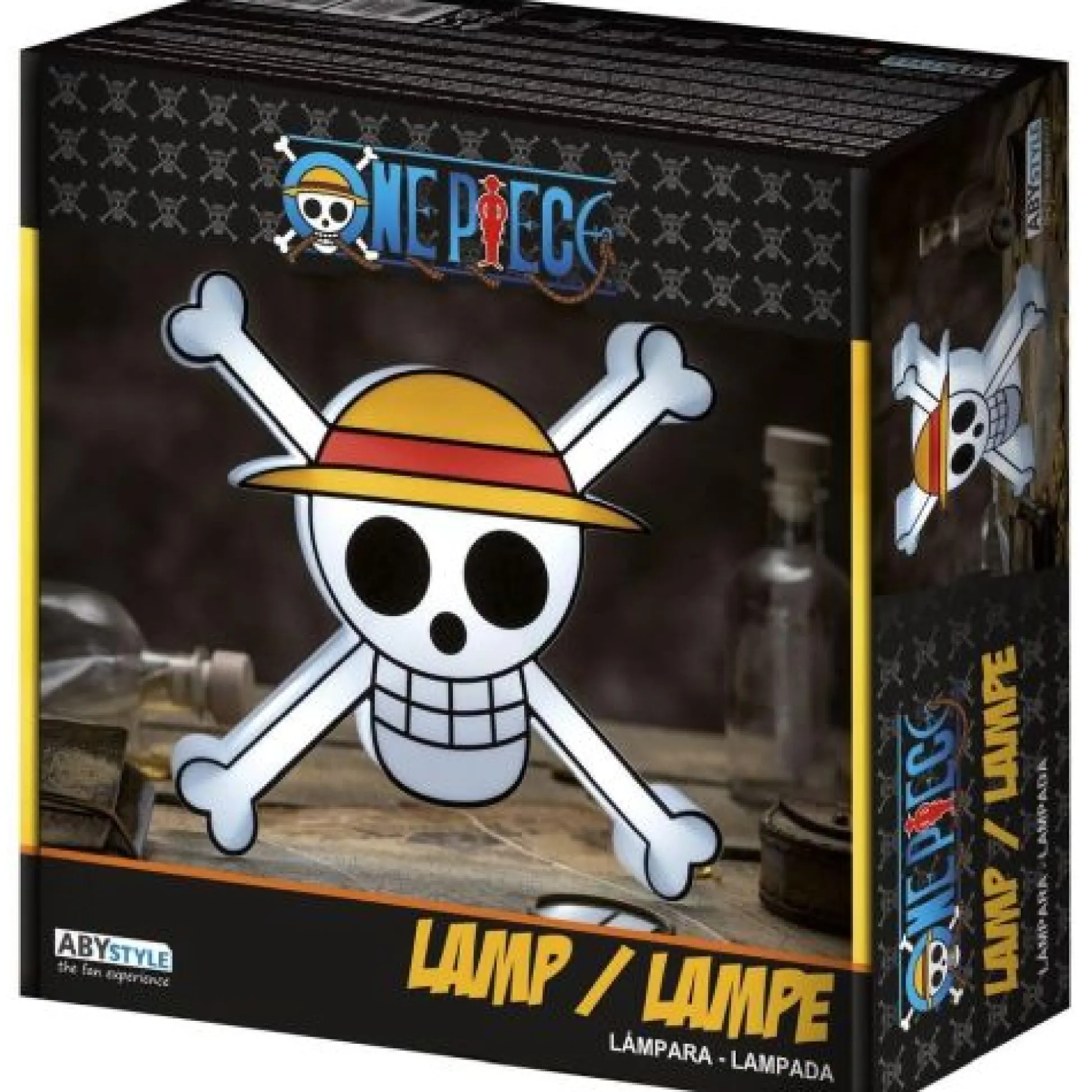 Calendar Holdings, LLC ABYstyle One Piece Battery-Operated 10-inch Skull Lamp - Straw Hat Jolly Roger* Action Figures