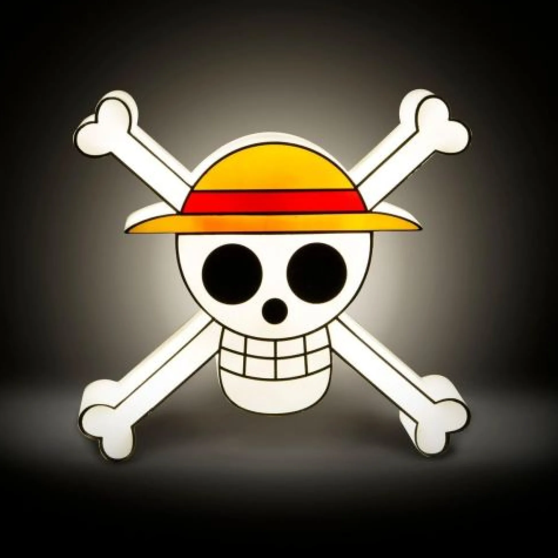 Calendar Holdings, LLC ABYstyle One Piece Battery-Operated 10-inch Skull Lamp - Straw Hat Jolly Roger* Action Figures