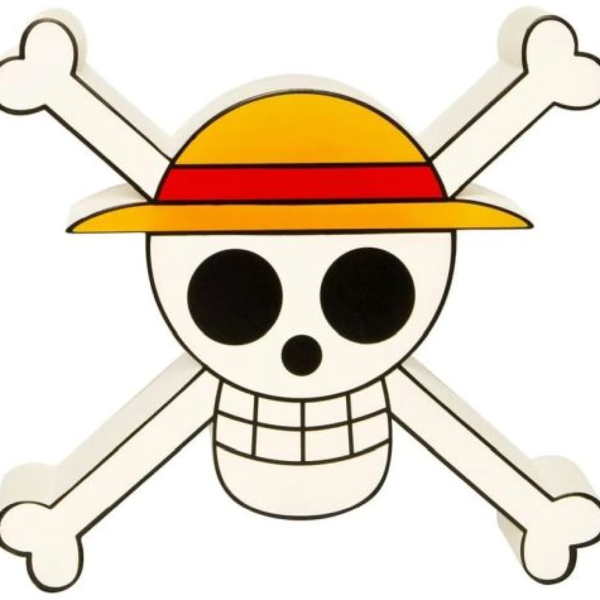 Calendar Holdings, LLC ABYstyle One Piece Battery-Operated 10-inch Skull Lamp - Straw Hat Jolly Roger* Action Figures