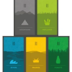 Flat River Group AEG Cascadia: Rolling Hills - Dynamic Flip-Roll-Write Board Game for Families* Dice, Roll & Write Games
