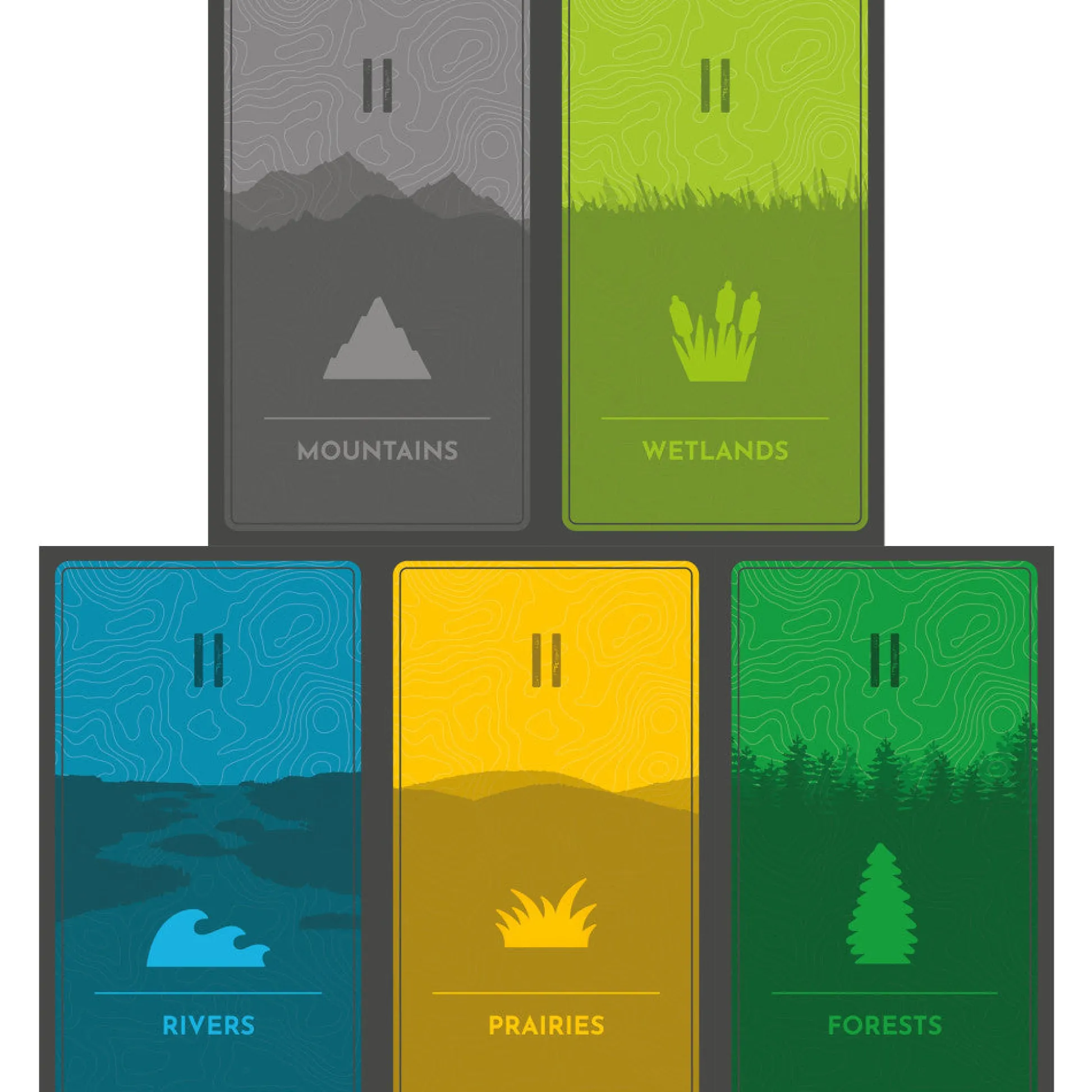 Flat River Group AEG Cascadia: Rolling Hills - Dynamic Flip-Roll-Write Board Game for Families* Dice, Roll & Write Games