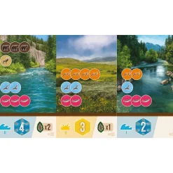 Flat River Group AEG: Cascadia: Rolling Rivers - Dynamic Dice Habitat Game* Dice, Roll & Write Games