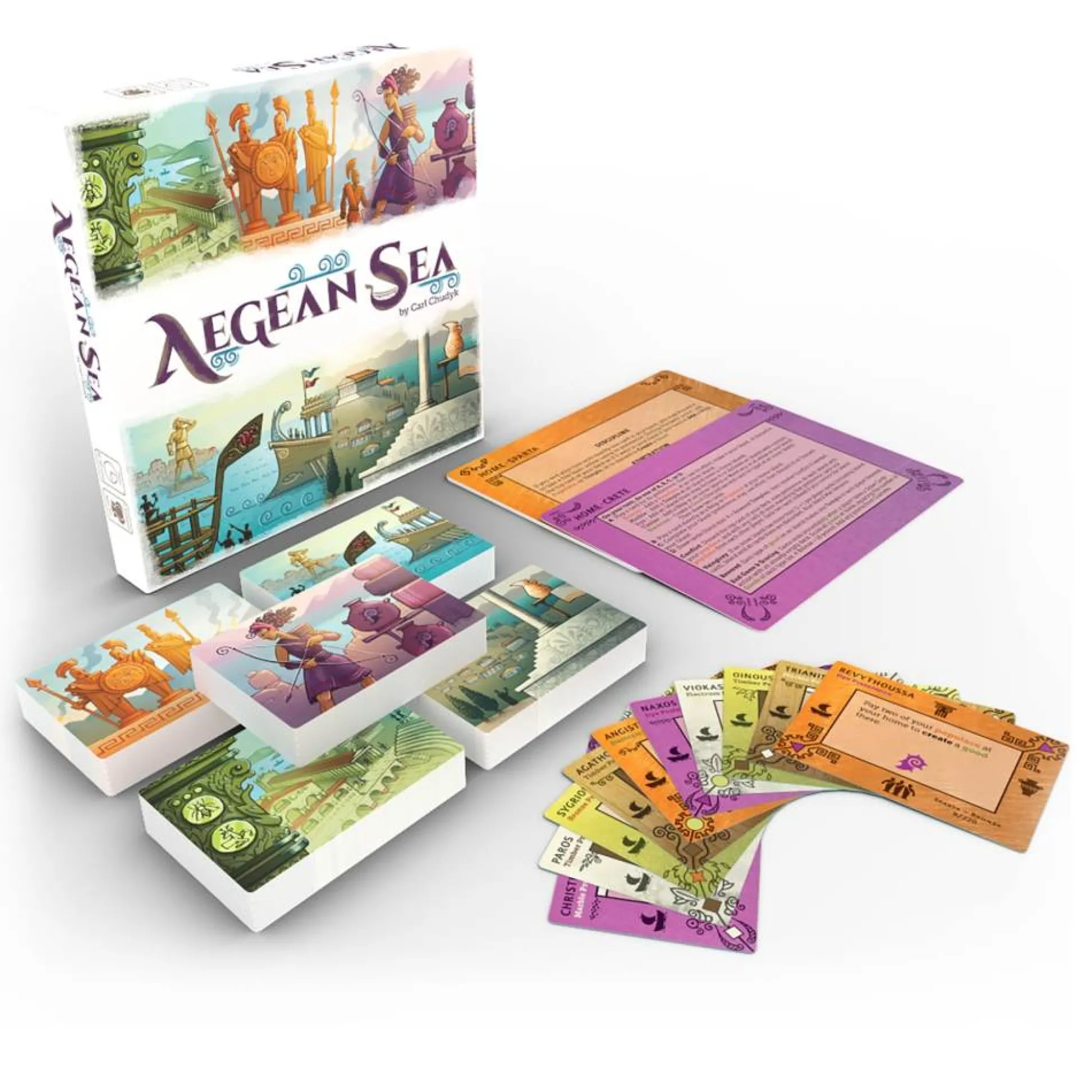 Flat River Group Aegean Sea Strategy Card Game by Asmadi Games, Ages 14+* Card Games