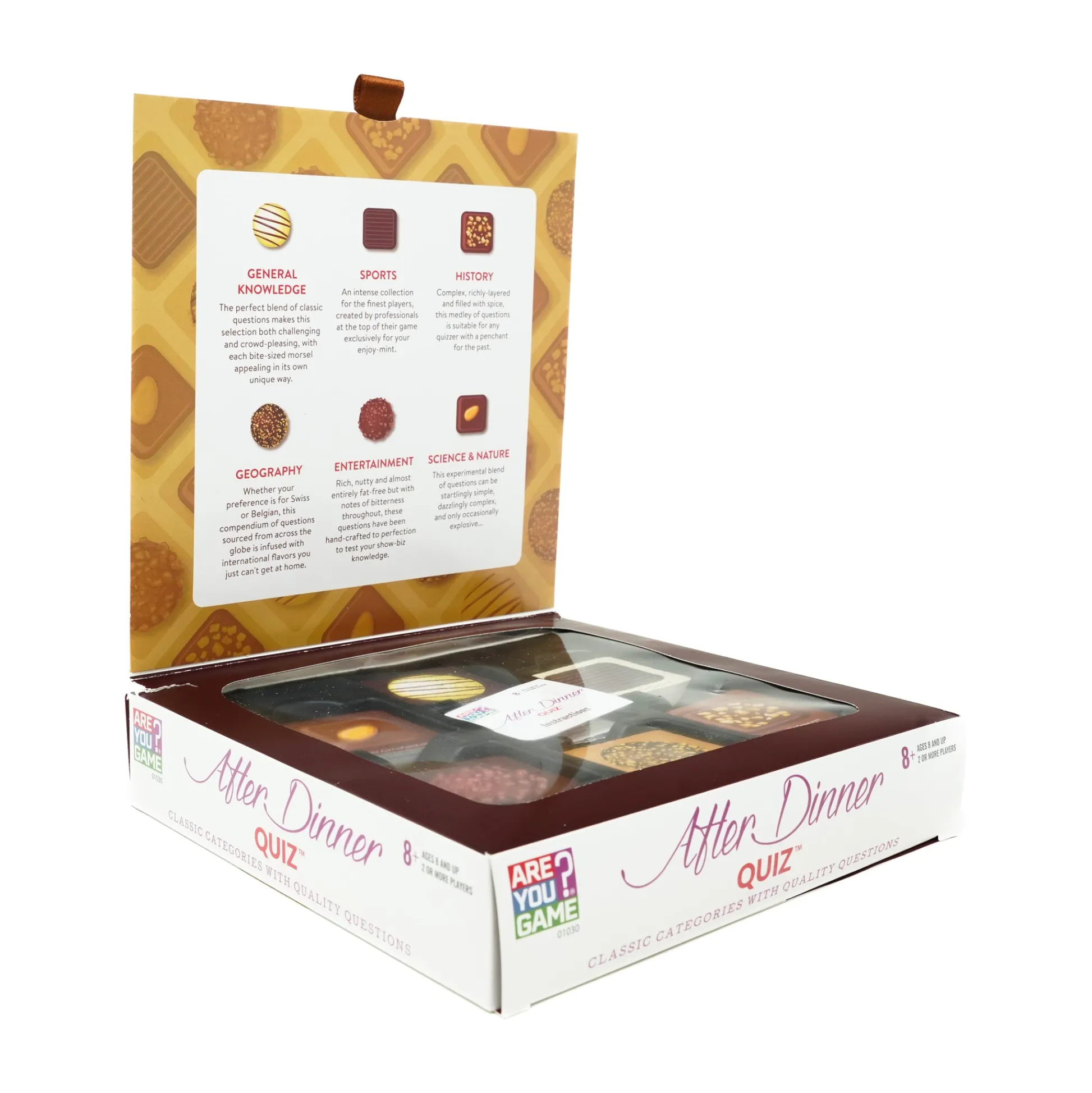 AreYouGame After Dinner Quiz Deluxe Trivia Game Box* Family & Entertainments Games