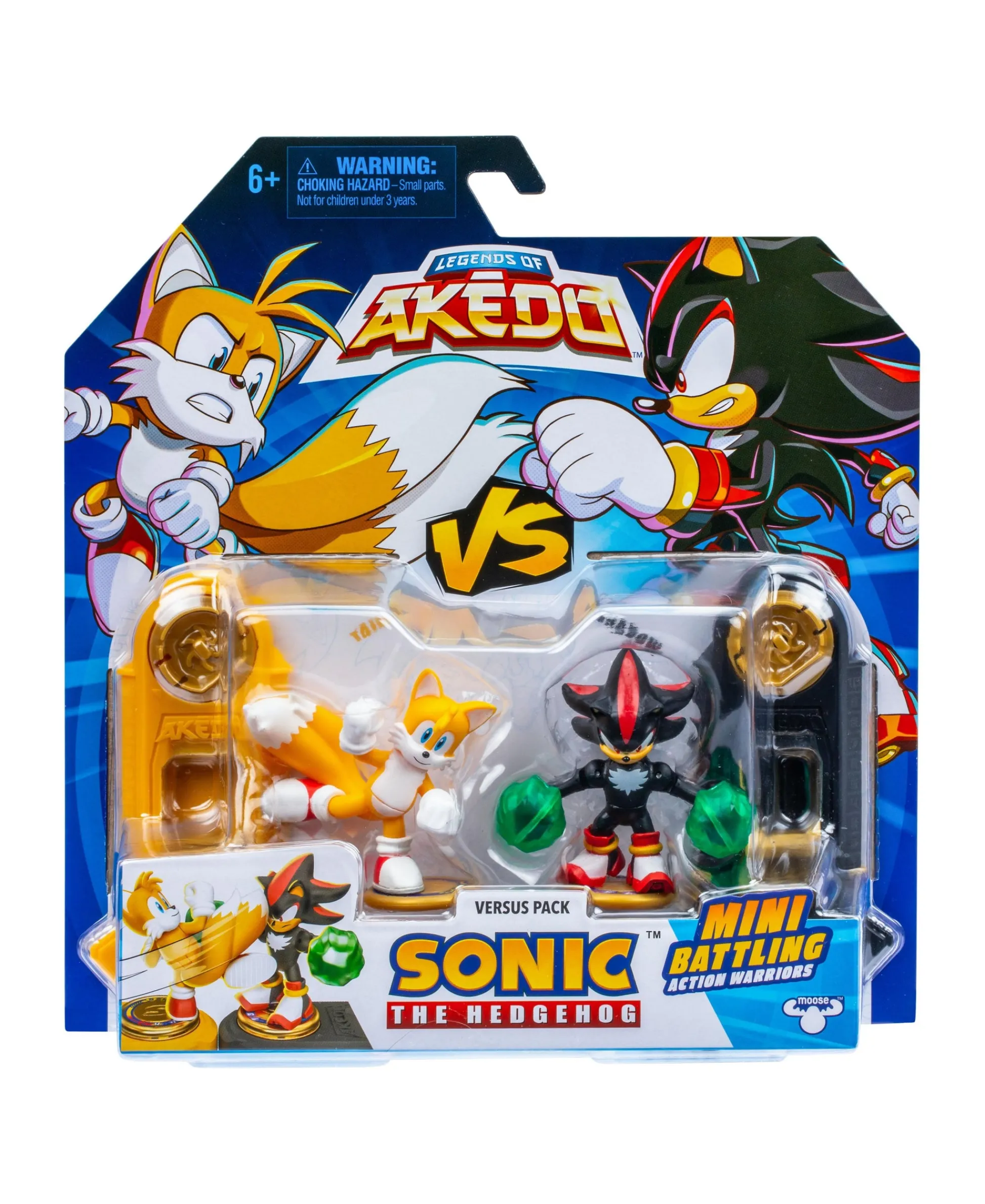 Macy's - Supplier Akedo Sonic the Hedgehog: Tails vs Shadow Speed Strike Action Figures* Action Figures