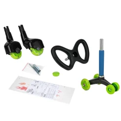 Flat River Group Alex - Lightning Glow Rider - Pink & Green - Inertia-Powered Fun* Ride-Ons|Ride-Ons & Push-Pull Toys