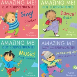 Educators Resource Amazing Me! Soy Sorprendente! 4 Board Book Set*Kids Kids Books|Boxed Book Sets