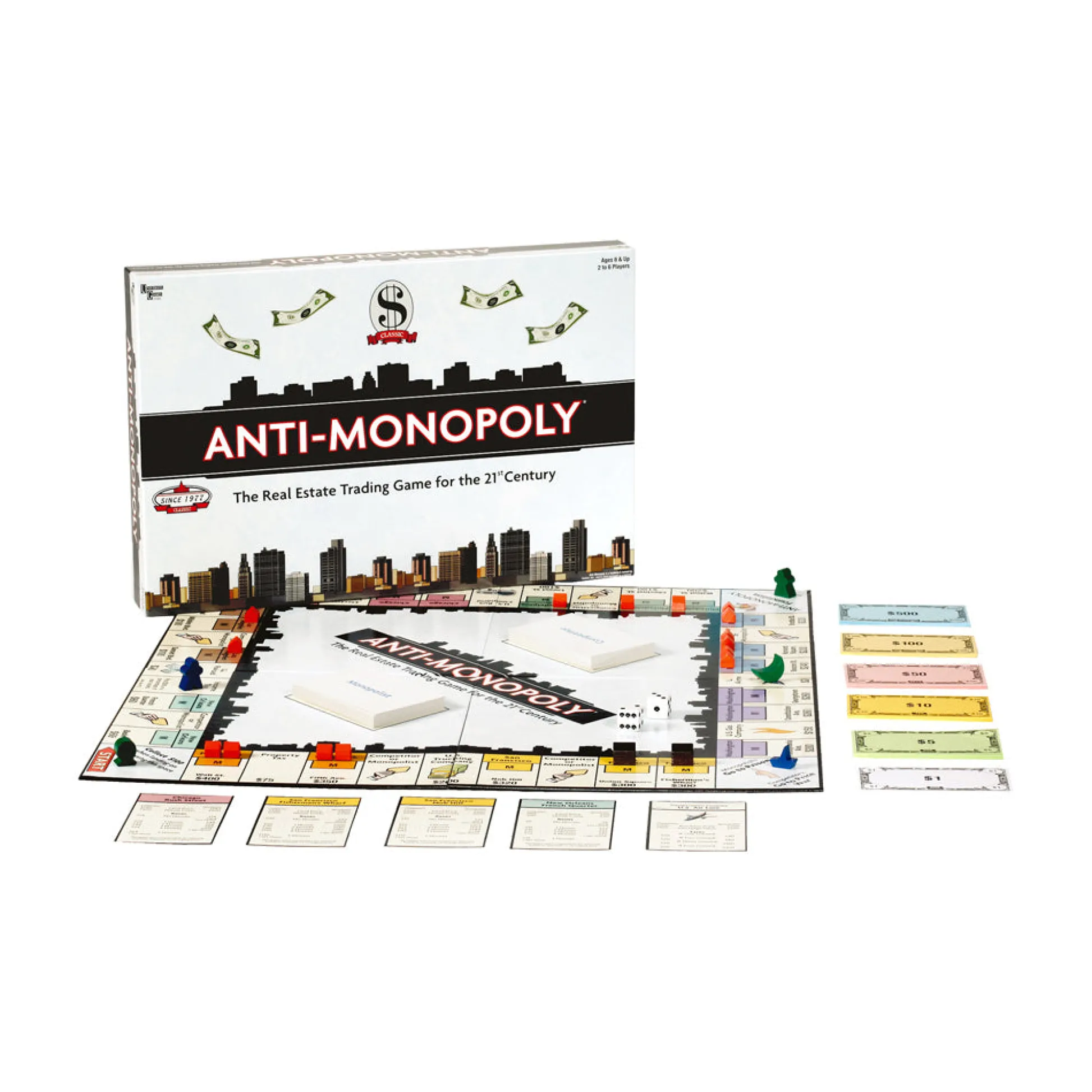 AreYouGame Anti-Monopoly Real Estate Strategy Board Game* Role-Playing Games|Board Games
