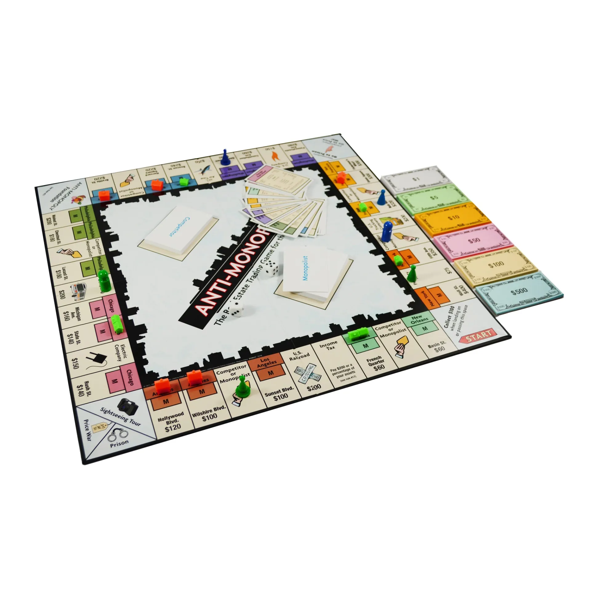 AreYouGame Anti-Monopoly Real Estate Strategy Board Game* Role-Playing Games|Board Games
