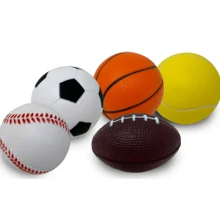 Flat River Group Anywhere Sports 5-Ball Mini Sports Pack: Foam Balls for Kids 3+* Toy Sports