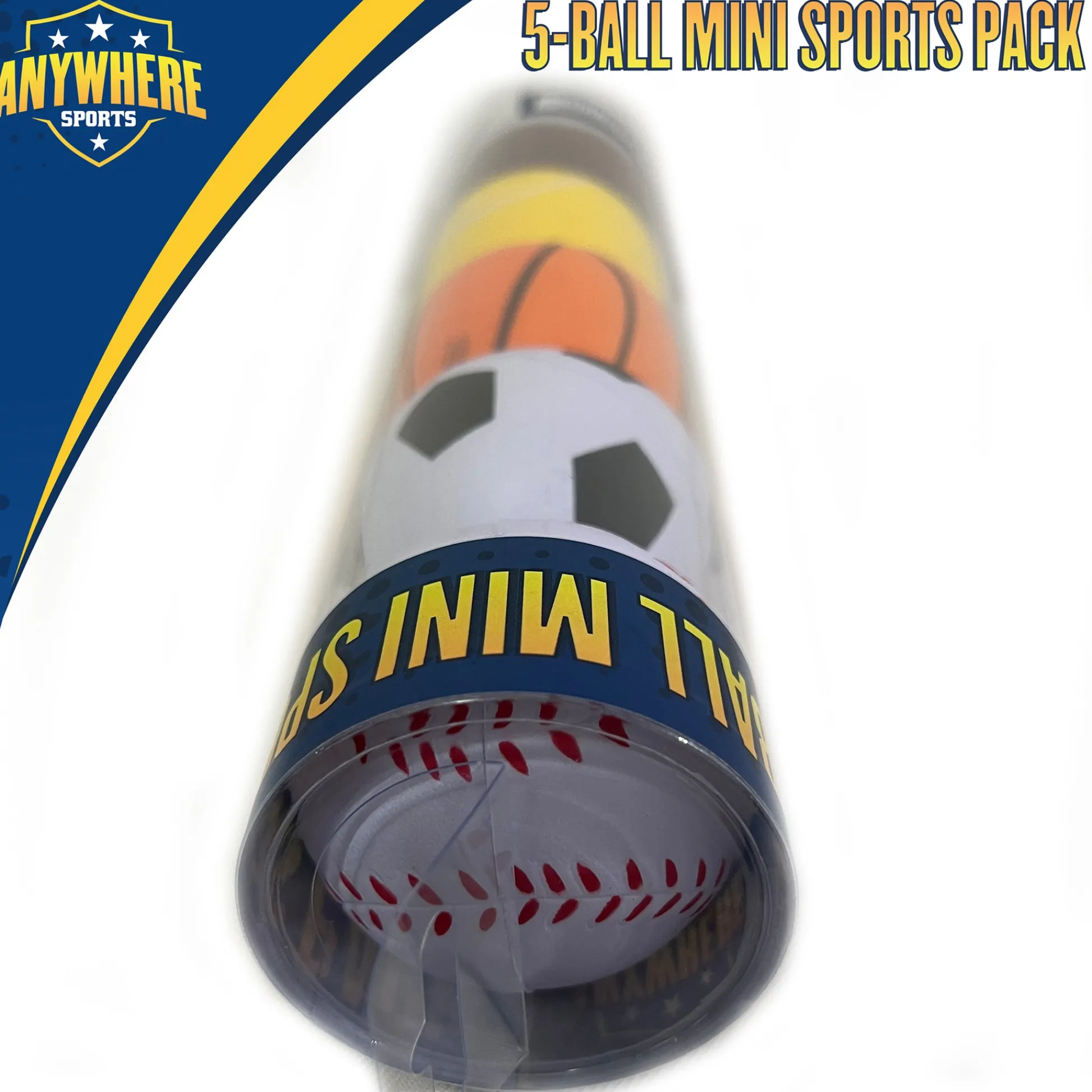 Flat River Group Anywhere Sports 5-Ball Mini Sports Pack: Foam Balls for Kids 3+* Toy Sports