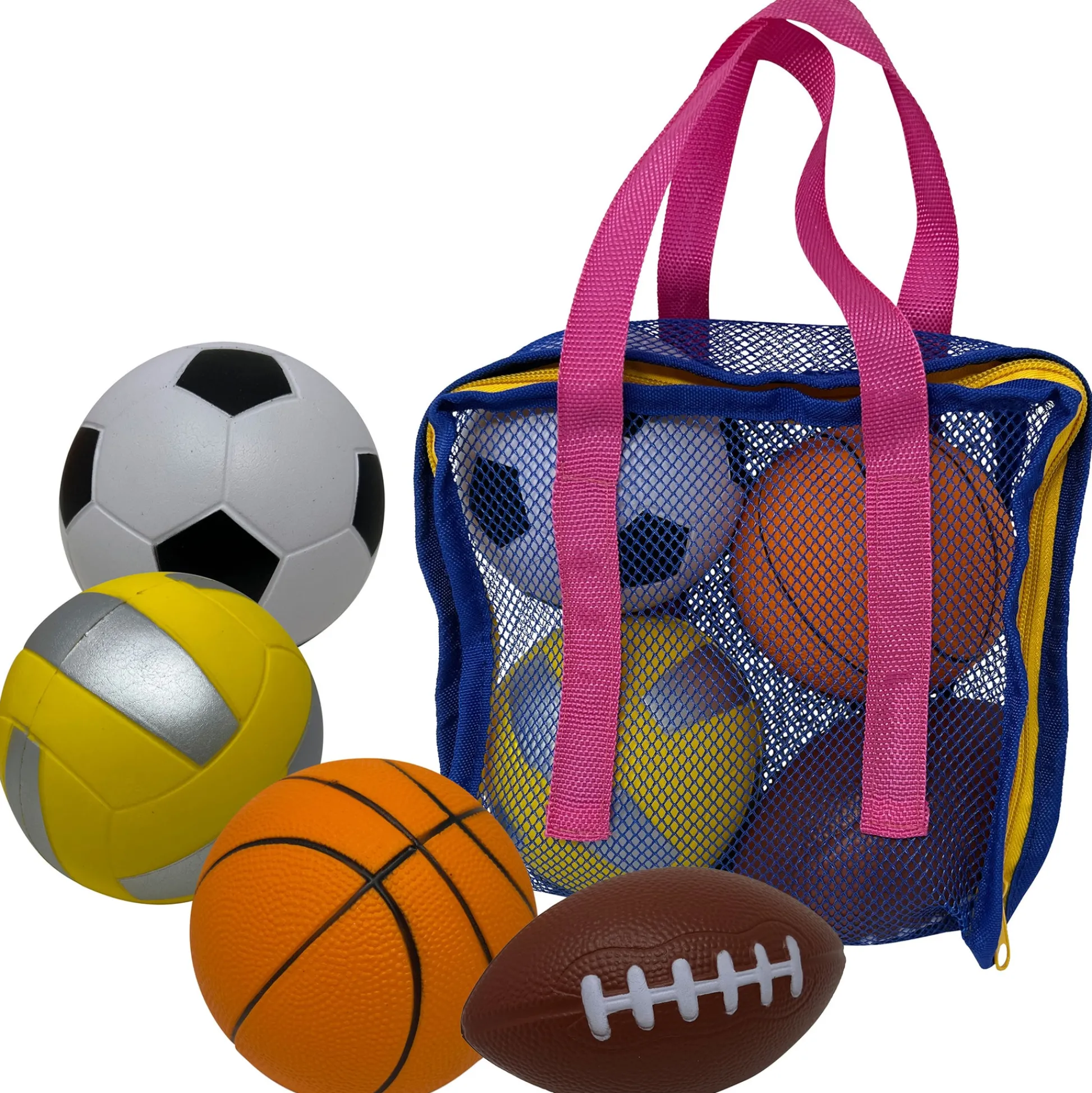 Flat River Group Anywhere Sports Mini Foam Balls 4-Pack Play Set for Kids 3+* Toy Sports