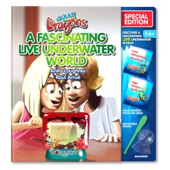 Flat River Group Aqua Dragons Live Underwater World Discovery Book Kit*Kids Science & Discovery|Kids Books