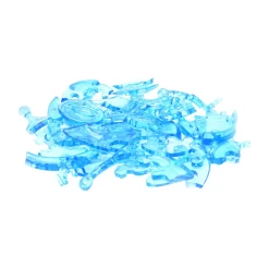 AreYouGame Aqua Gleam 3D Crystal Puzzle - Water Crown: 42 Pcs* Puzzles