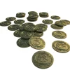 Flat River Group Archona Games Magna Roma Metal Coins Set with Burgundy Coin Bag* Board Games|Role-Playing Games