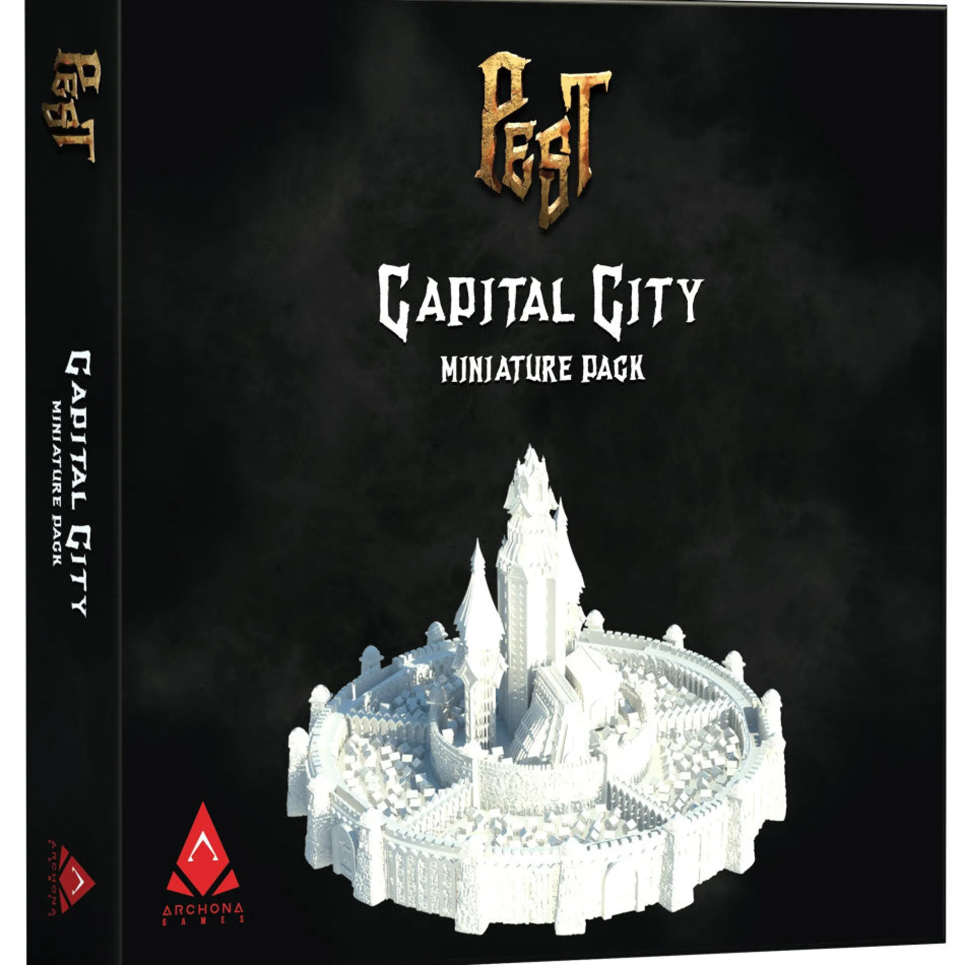 Flat River Group Archona Games: Pest: Capital City Miniature Pack - Deluxe Board Game Accessory* Miniature Figures & Games