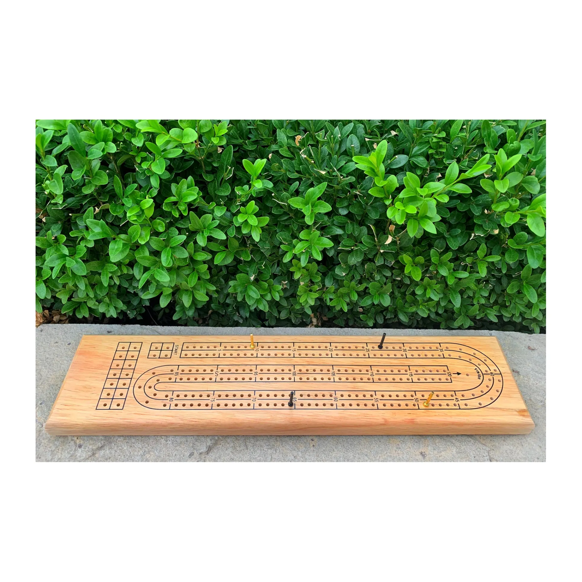 AreYouGame Solid Wood Cribbage - Classic Strategy Game Board* Role-Playing Games|Board Games