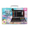 Educators Resource Art 101 Deluxe Wood Art Set - Watercolor, Draw & Sketch, 88 Pieces* Drawing, Color & Painting