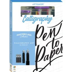 Flat River Group Art Maker Masterclass Calligraphy and Hand Lettering Kit* Reading, Writing & Speech|Drawing, Color & Painting