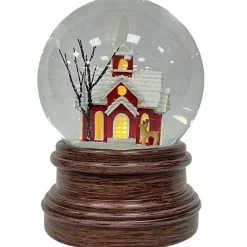 Flat River Group Ashfield & Harkness Sanctuary Church Musical Snow Globe with Light* Surprise Toys & Dolls