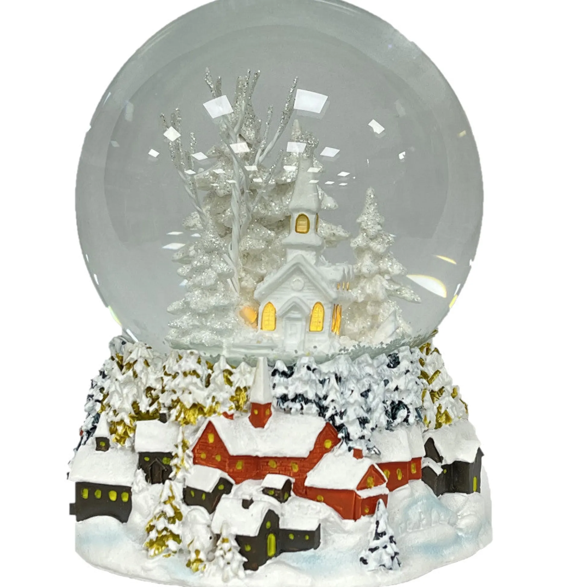 Flat River Group Ashfield & Harkness Winterland Church Snow Globe with Musical Feature* Model Cars