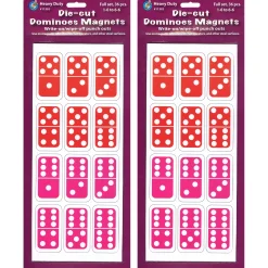 Educators Resource Ashley Productions Die-Cut Magnetic Dominoes - Colorful Educational Set* Math Toys|Math, Counting & Time