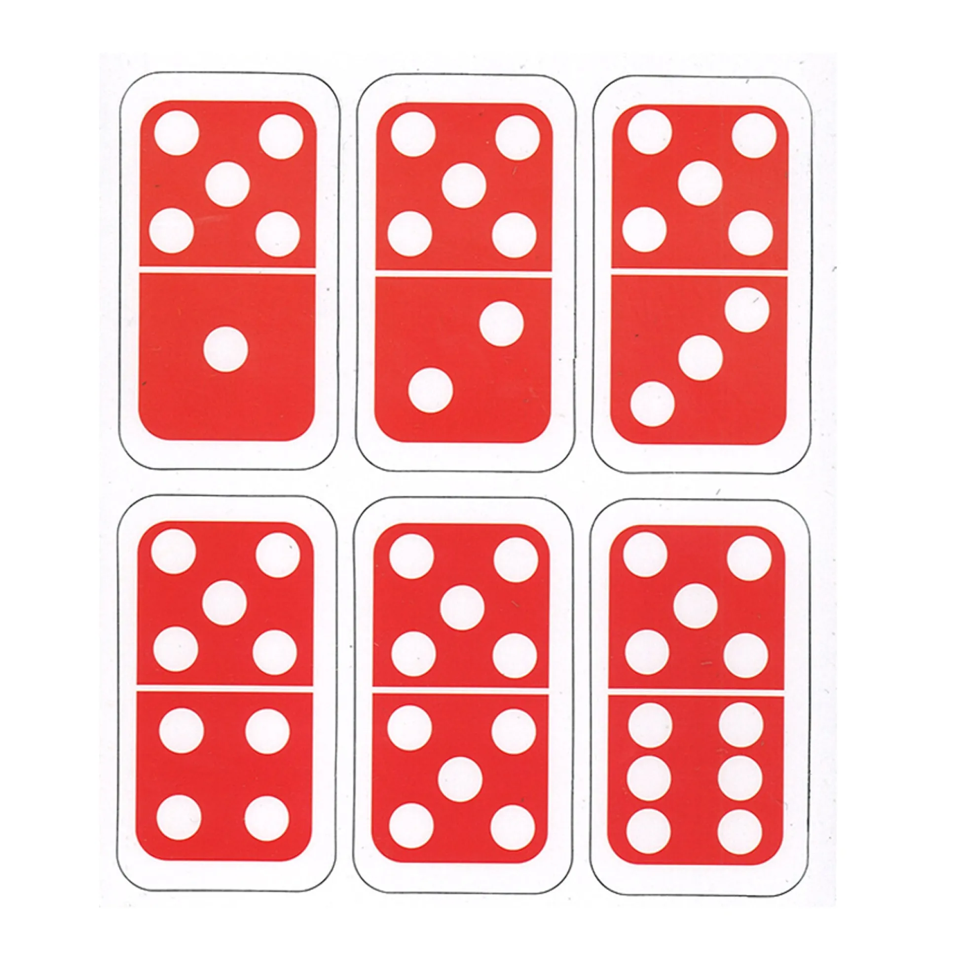 Educators Resource Ashley Productions Die-Cut Magnetic Dominoes - Colorful Educational Set* Math Toys|Math, Counting & Time