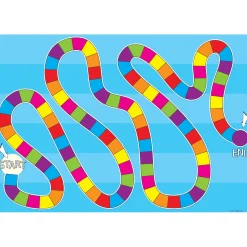 Educators Resource Ashley Productions Smart Poly Blank Game Board Chart - Dry-Erase, 10-Pack* Role-Playing Games|Board Games
