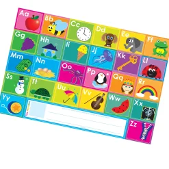 Educators Resource Ashley Productions Smart Poly ABC's Learning Placemat - 13" x 19" - Pack of 10* Preschool Education Toys & Activities