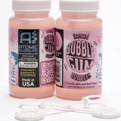 Flat River Group Atomic Bubbles Bubble Love Bubblegum Scented Bubbles, 2-Pack* Bubbles & Sidewalk Chalk