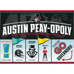 Flat River Group Austin Peay State University Monopoly-Style Board Game, Ages 8+* Role-Playing Games|Board Games
