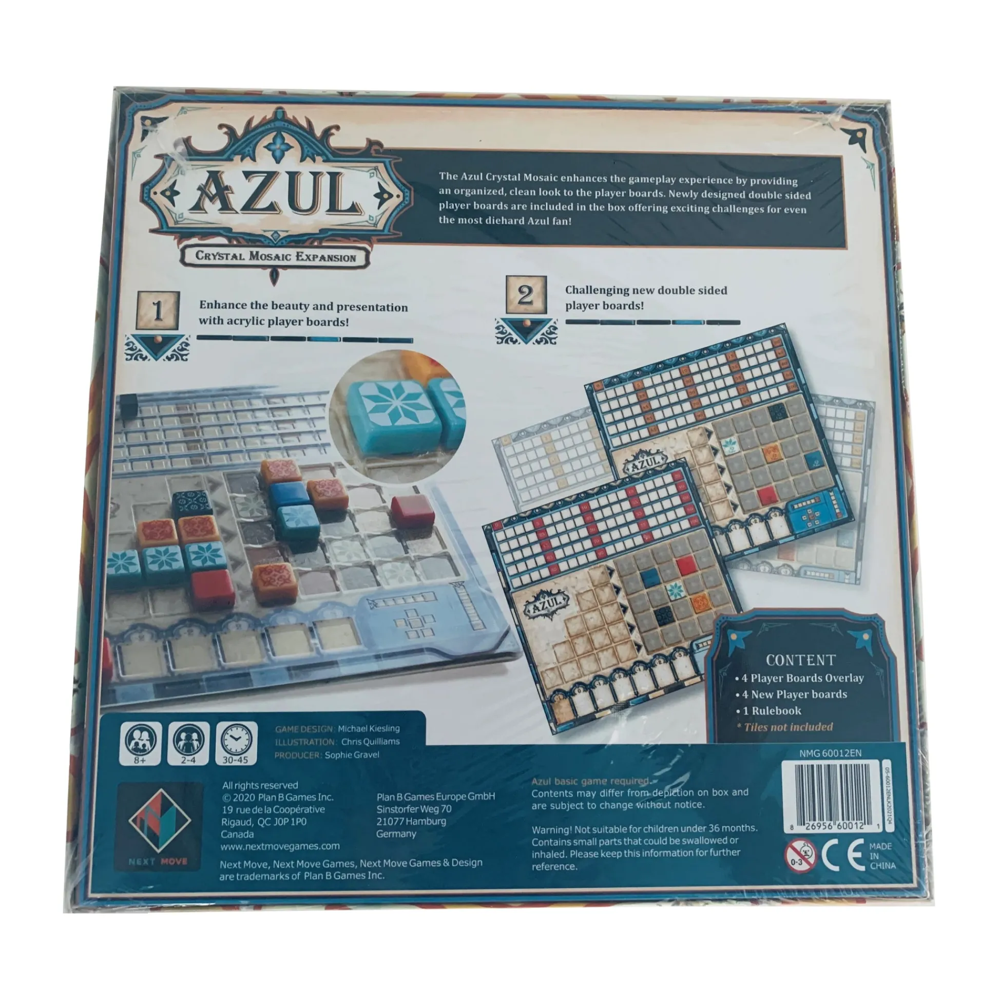 AreYouGame Azul: Crystal Mosaic Expansion Board Game Accessory* Role-Playing Games|Board Games