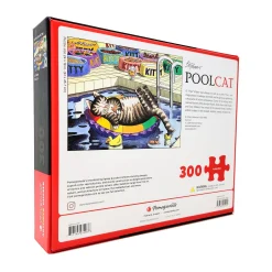 AreYouGame B. Kliban Pool Cat Theme Jigsaw Puzzle - 300 pc* Puzzles
