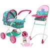 Flat River Group Baby Alive Travel N' Feed Playset - Pink and Green Hearts - 7pcs* Social & Emotional Skills|Stuffed Animals & Plush Toys
