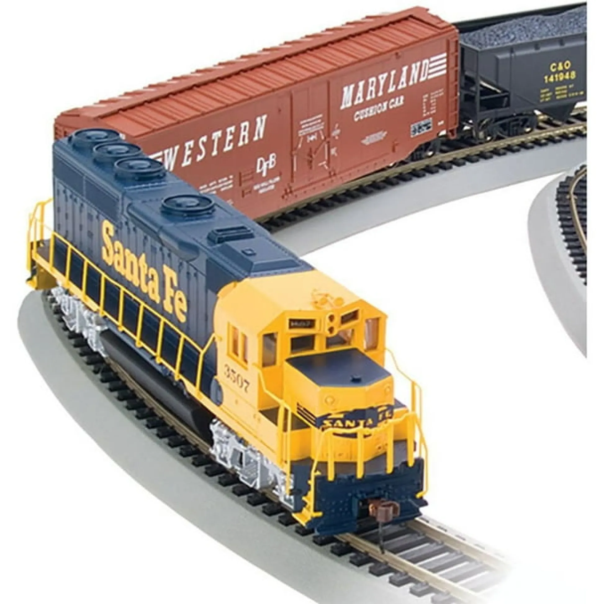 The Distribution Solutions Bachmann Trains - Digital Commander HO Scale Electric Train Set* Trains & Train Tables