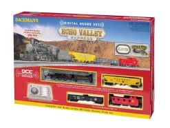 The Distribution Solutions Bachmann Trains - Echo Valley Express HO Scale Electric Train Set with DCC Sound Value* Trains & Train Tables