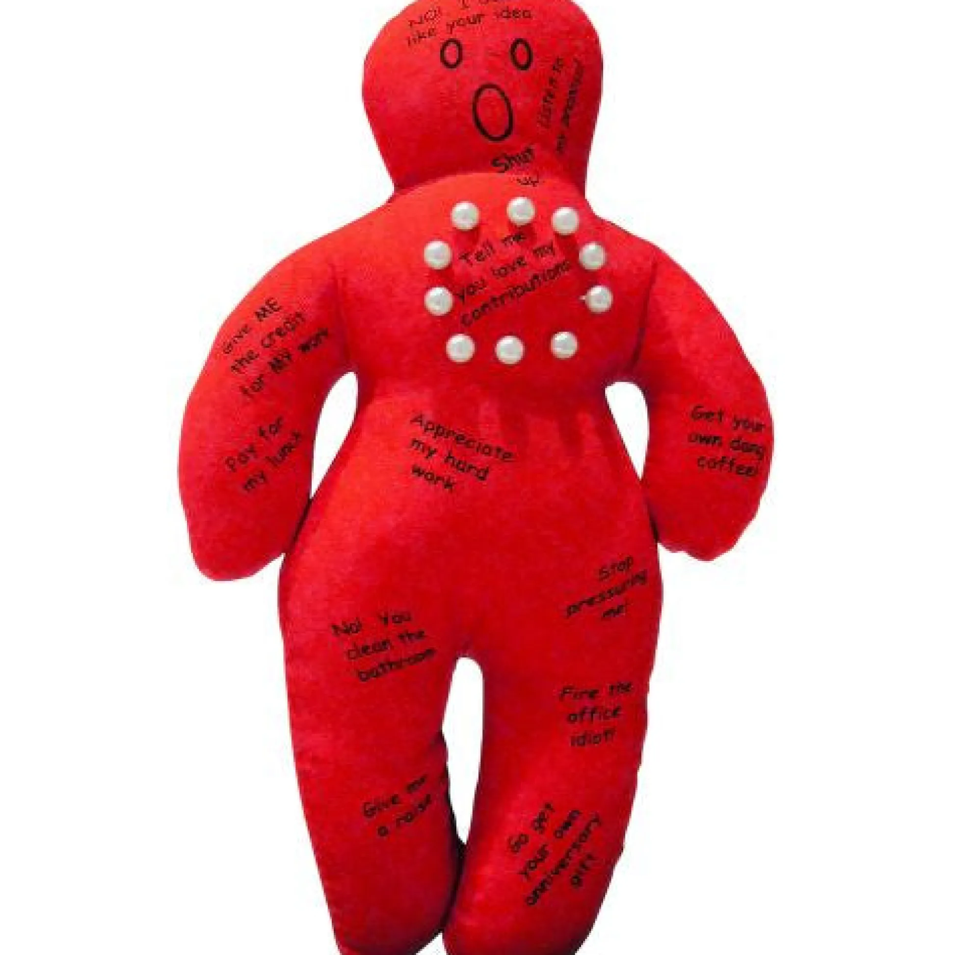 Calendar Holdings, LLC Bad Boss Voodoo Doll Stress-Relief Gag Gift* Miniature & Collectible Dolls|Stuffed Animals & Plush Toys