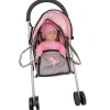 Flat River Group Bambolina Playtime Doll Buggy Set with Soft-Bodied Doll and Canopy* Social & Emotional Skills|Stuffed Animals & Plush Toys