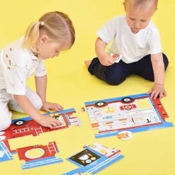 Educators Resource Banana Panda Fire Truck Make-a-Match Puzzle - 23 pc* Puzzles