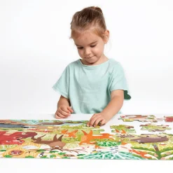 Educators Resource Banana Panda Forest Animals Jumbo Puzzle - 40 pc* Puzzles