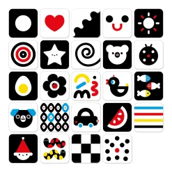 Educators Resource Banana Panda High Contrast Baby Cards – Cognitive Development Set* Developmental Toys